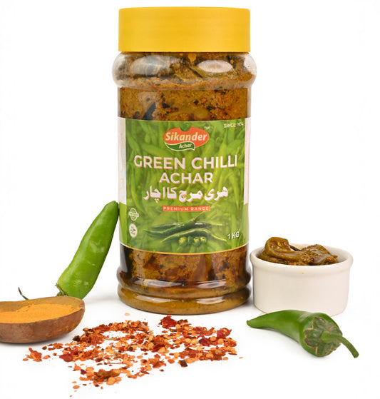 Bundle of 2 (Green Chuteny, Green Chilli Achar)