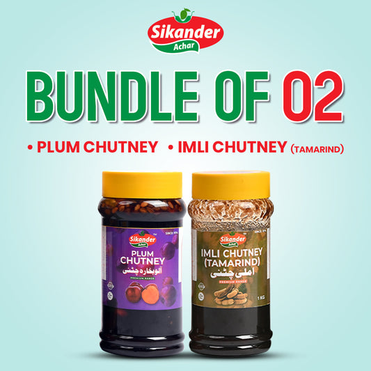 Bundle of 2 (Plum Chuteny, Imli Chuteny)